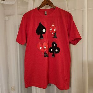 NEW Tim Burton's "Lost Vegas" Card Creatures Red T-Shirt (XL) - Neon Museum 2019